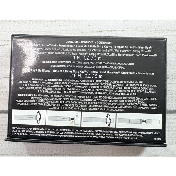 MARY KAY SIMPLY CHIC 4 Eau de Toilette Fragrances LIP GLOSS DUO GIFT SET - Picture 2 of 3